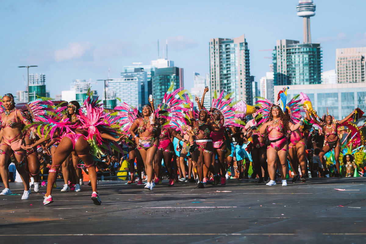 Photos of Masqueraders from Toronto Carnival 2023 - Sunlime Mas Band - Medium Band of The Year 2023-045