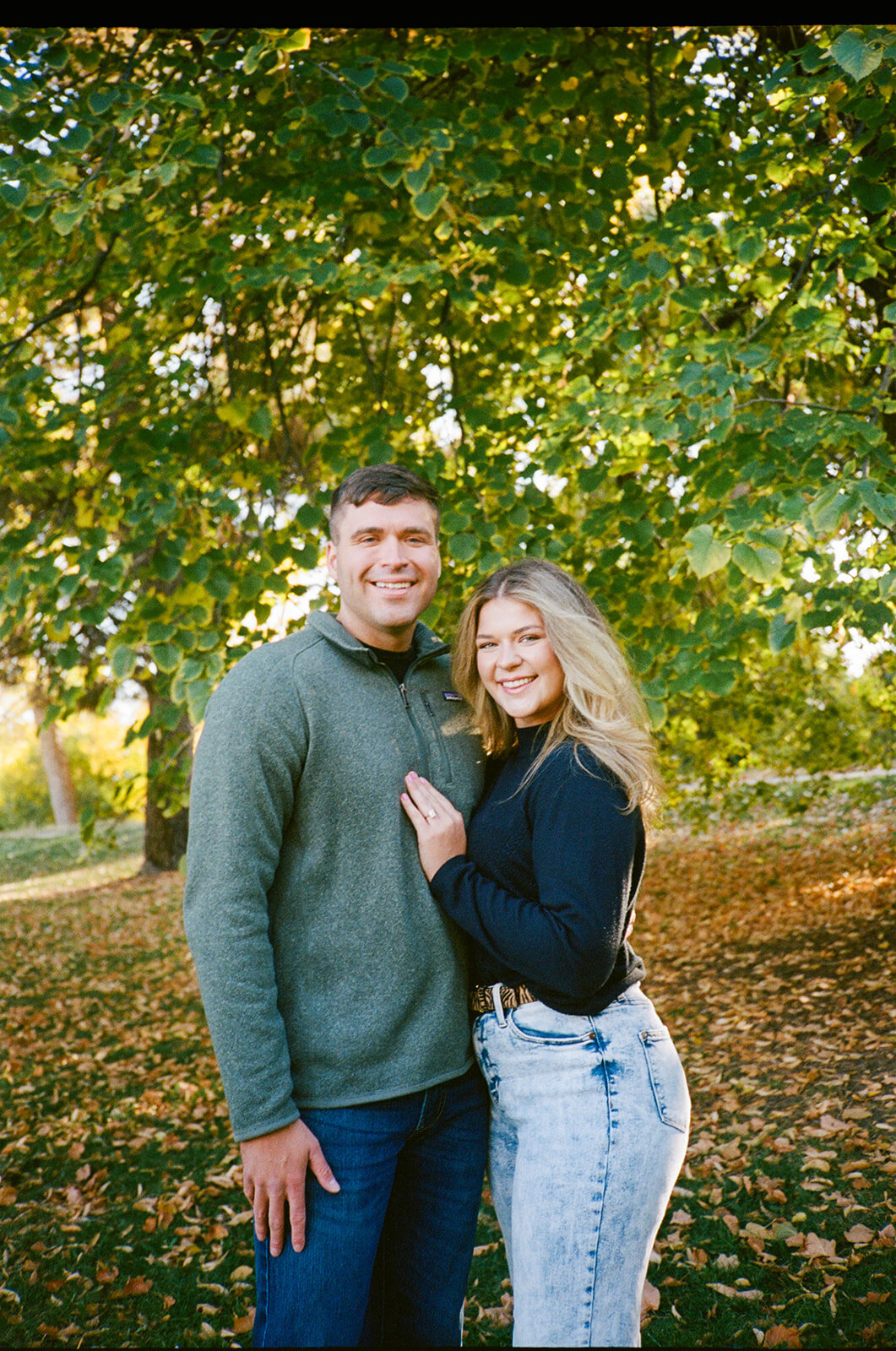 Engagement session in Denver with natural, candid moments