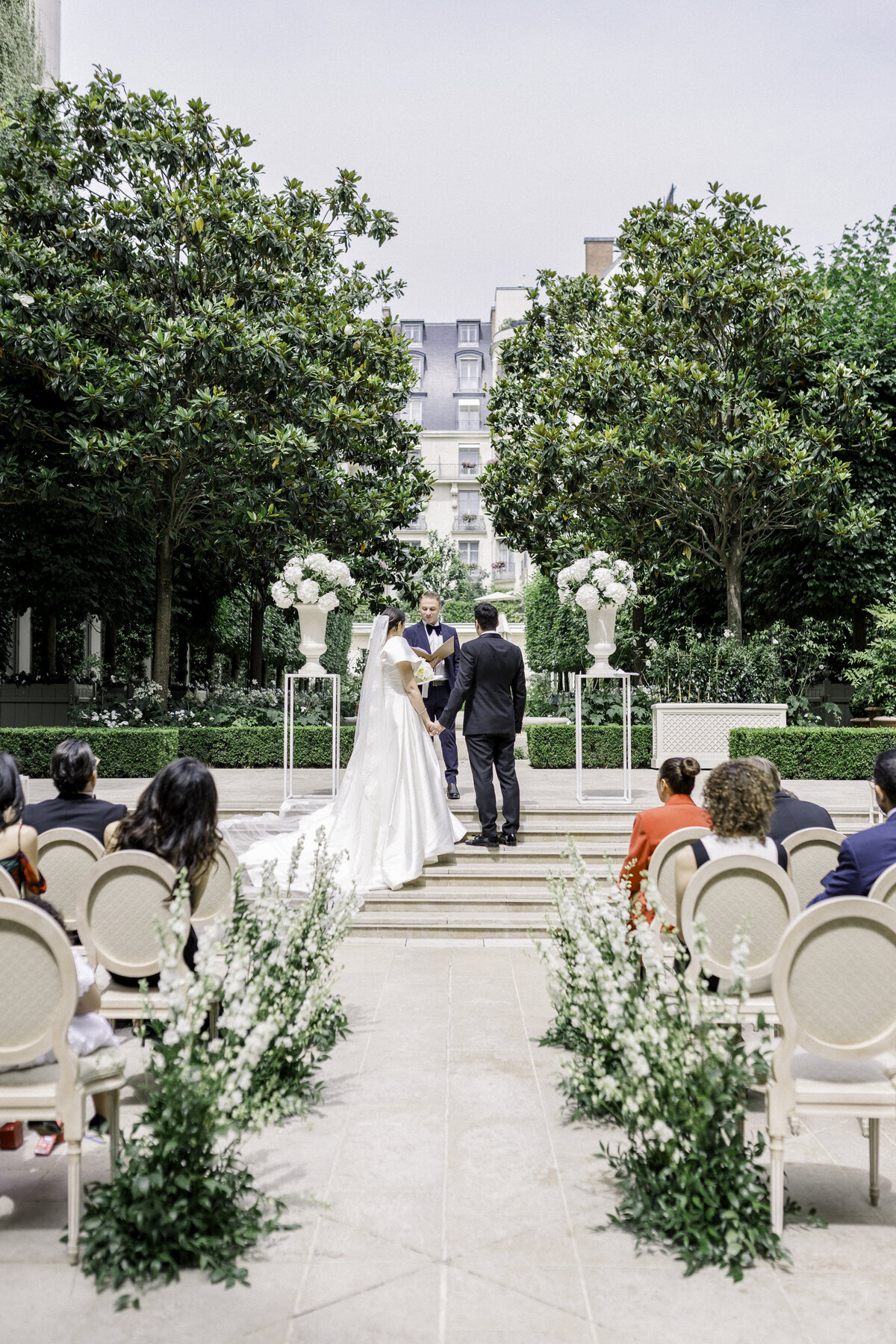 Ritz paris Wedding Ceremony Garden