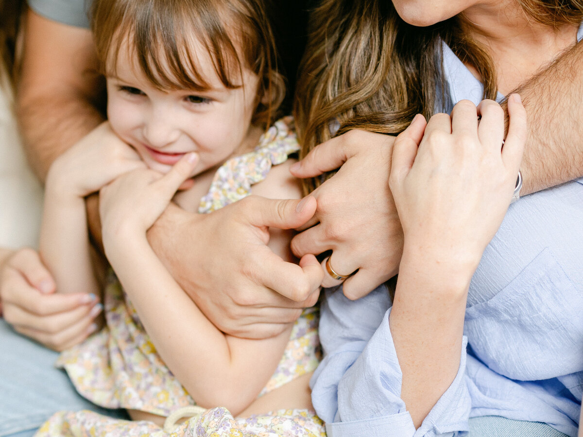 Intimate family photoshoot bluffton