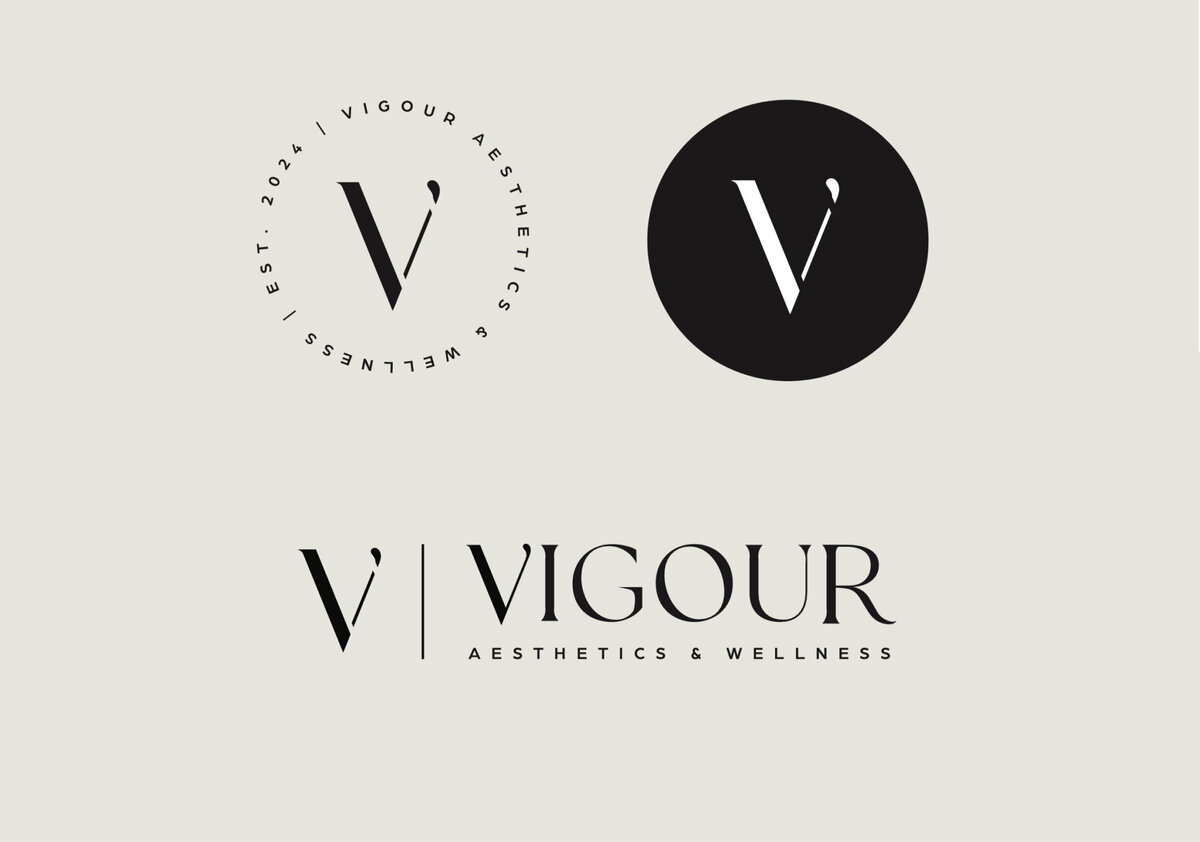 Vigour Aesthetics & Wellness logos