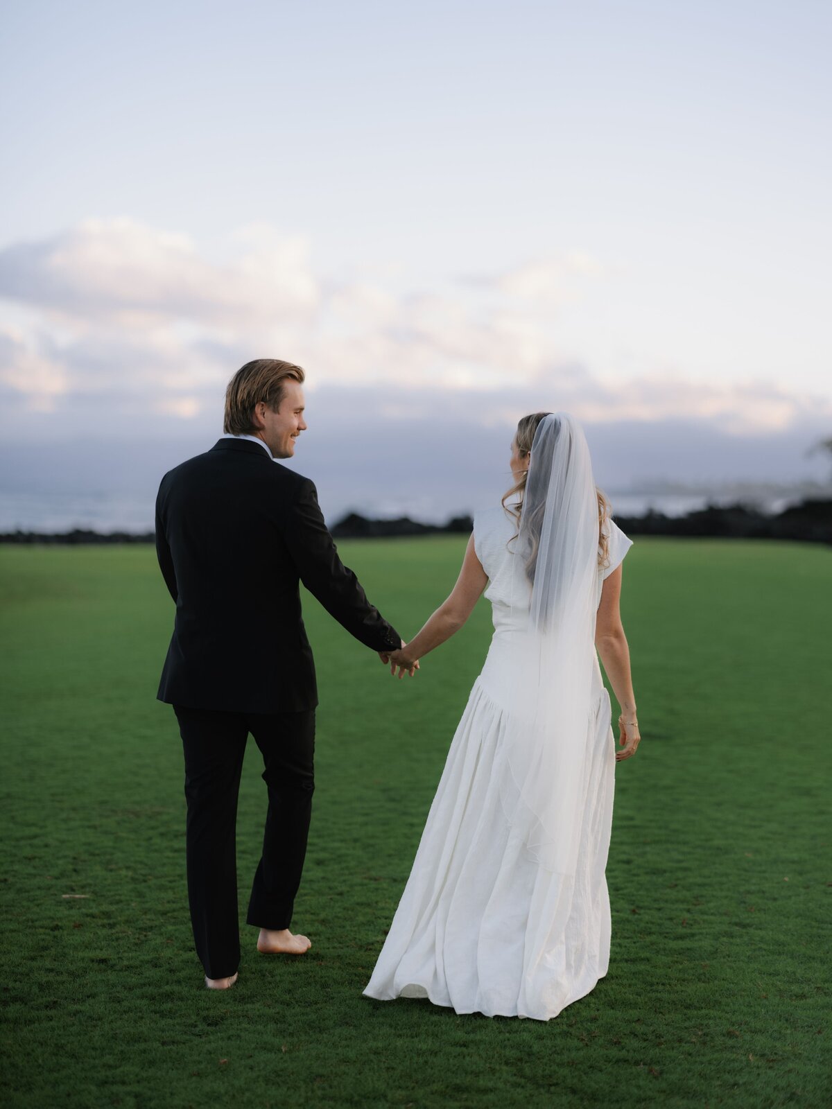 couple elopement in kona at four seasons hualalai