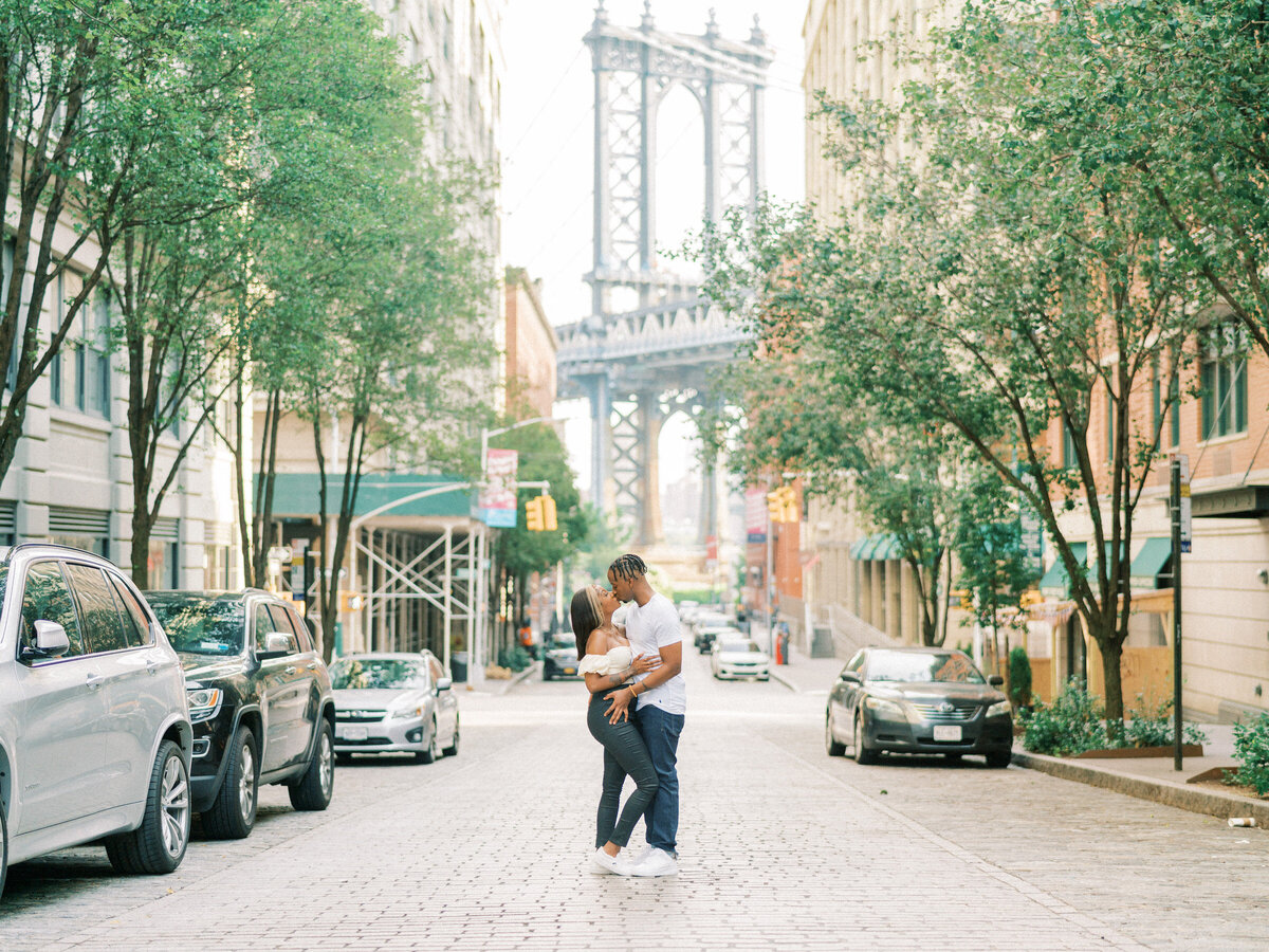 Brooklyn Bridge and DUMBO Sunrise, Engagement Session | Amarachi Ikeji Photography 34