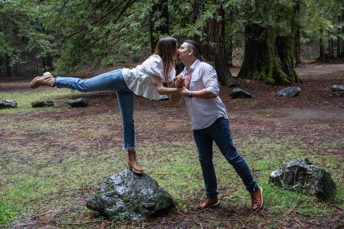 dancer engagement shoot