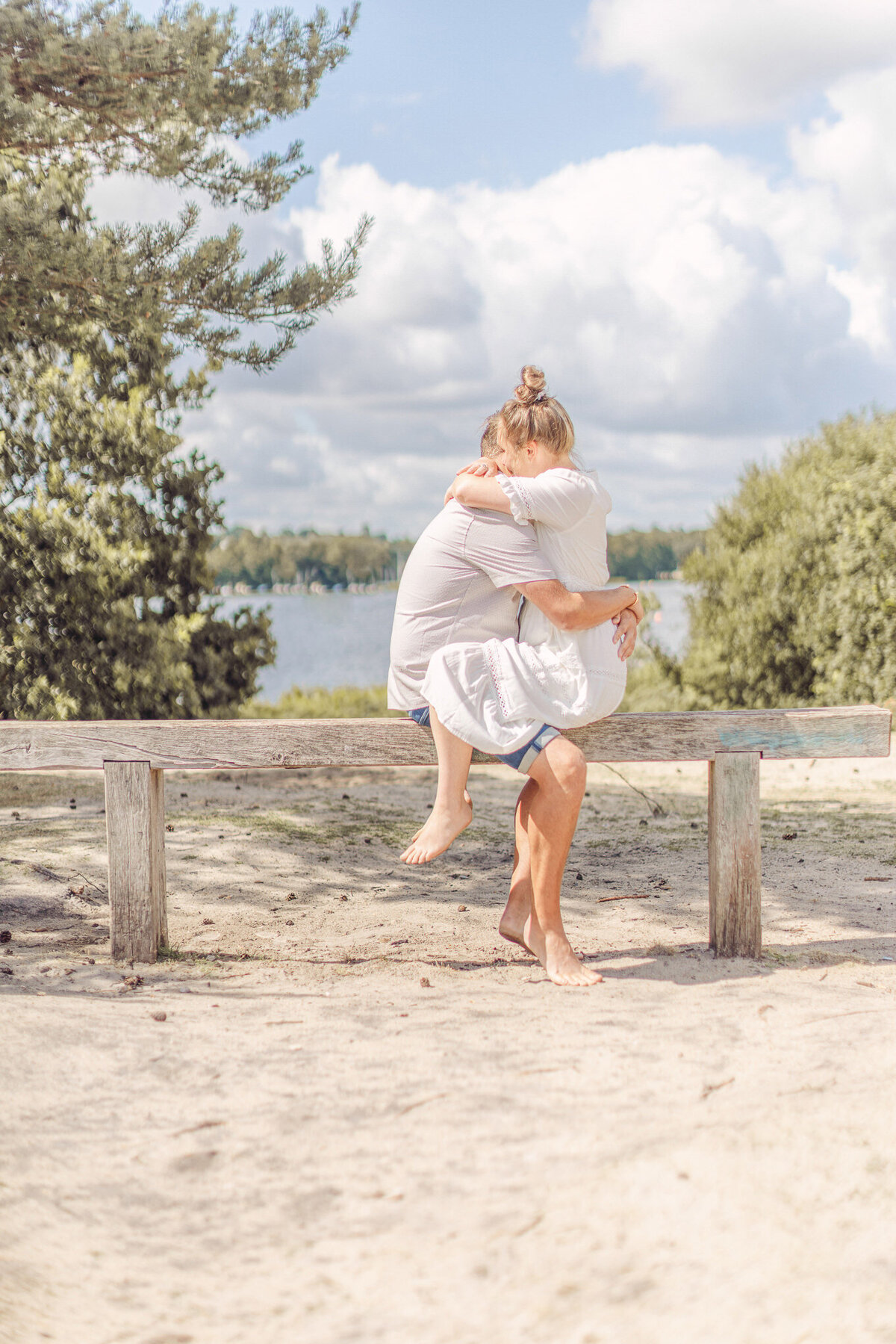 Kayla Stoate photography Engagement Wedding Bride Beach Water On Location Editorial Fine Art Hampshire Berkshire Surrey Frensham Love Story Narrative Natural _92A2578-Edit-2
