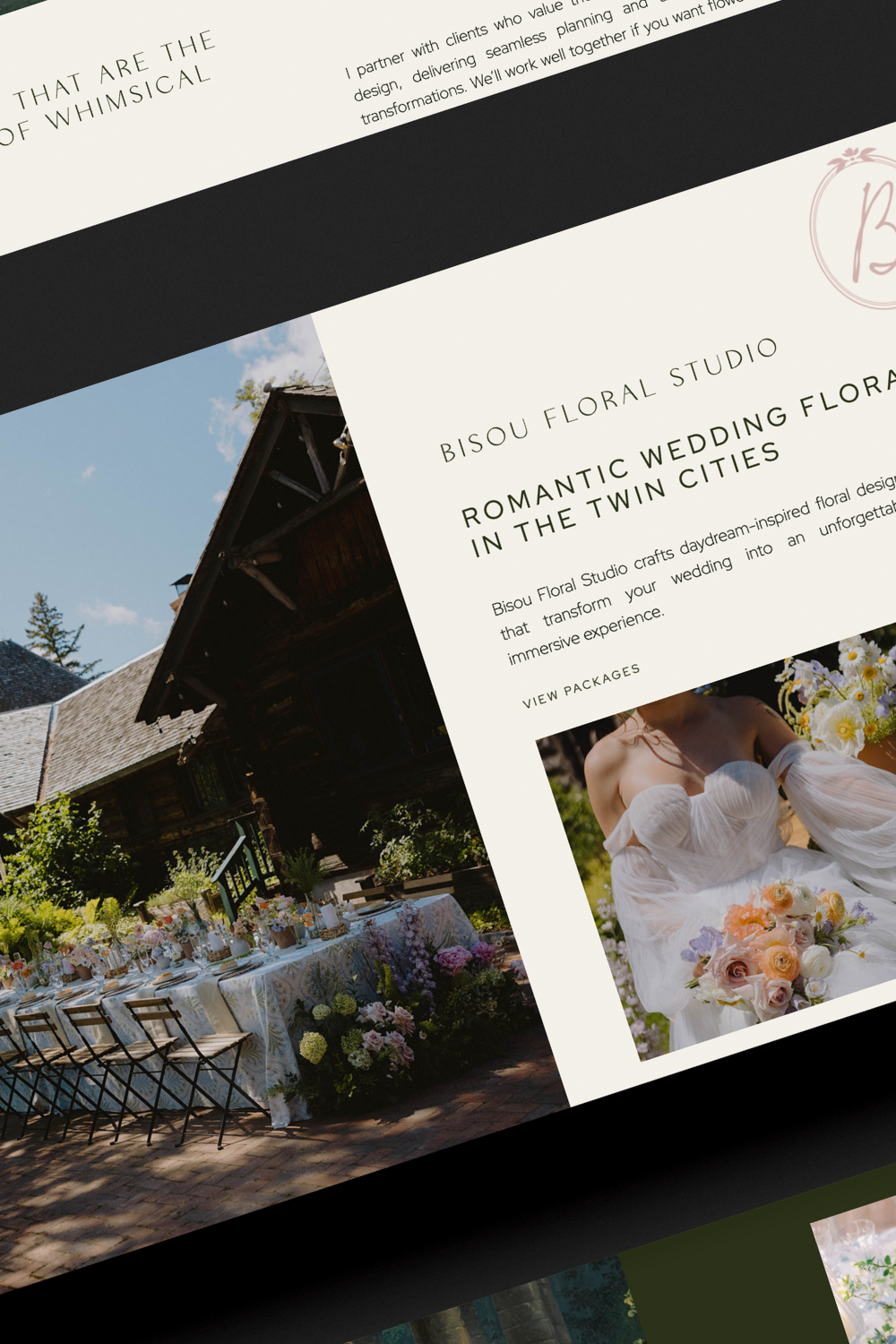 Bisou Floral Studio Brand and Website