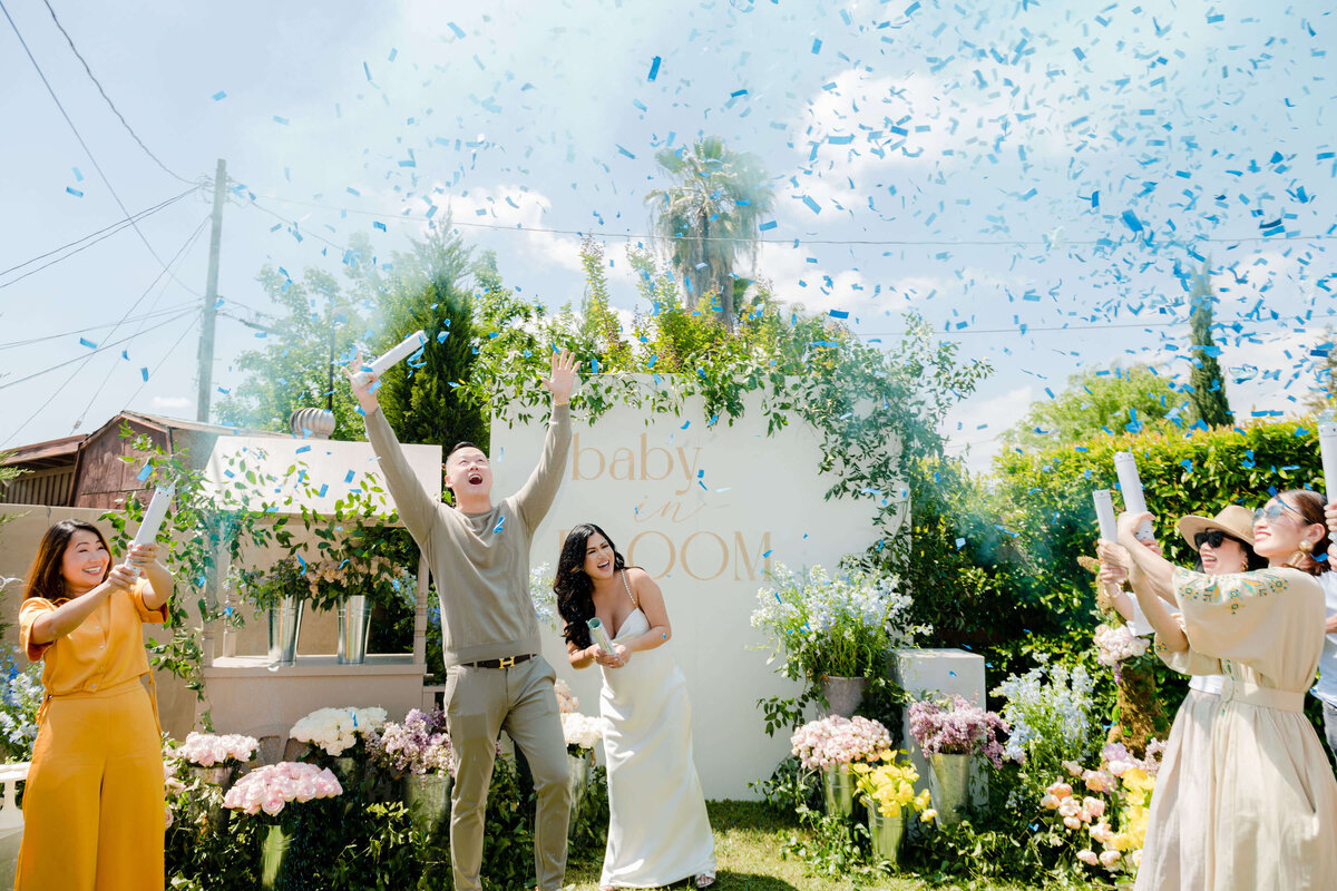 LA Baby Shower gender reveal