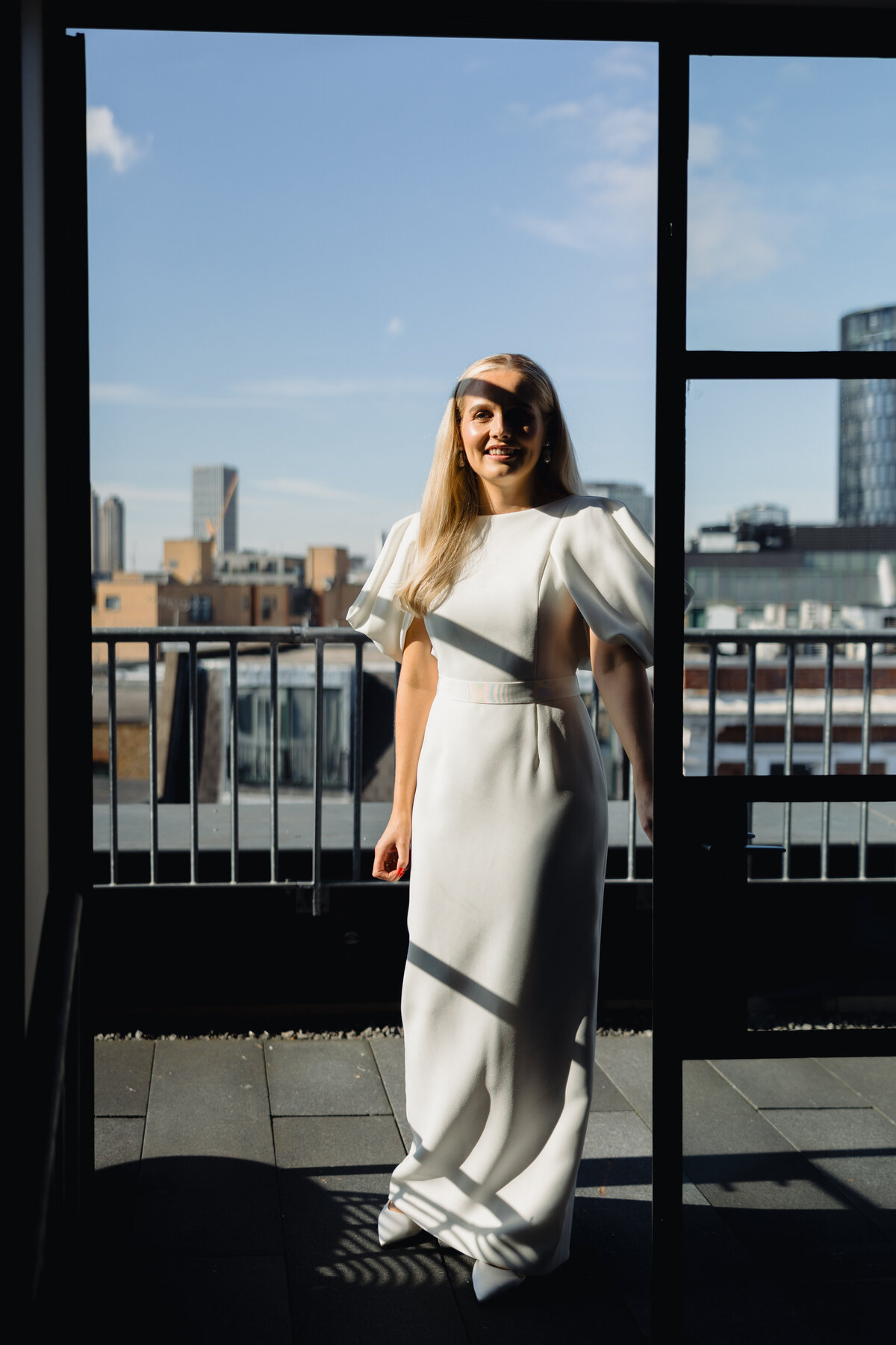 Bridal portrait at London wedding