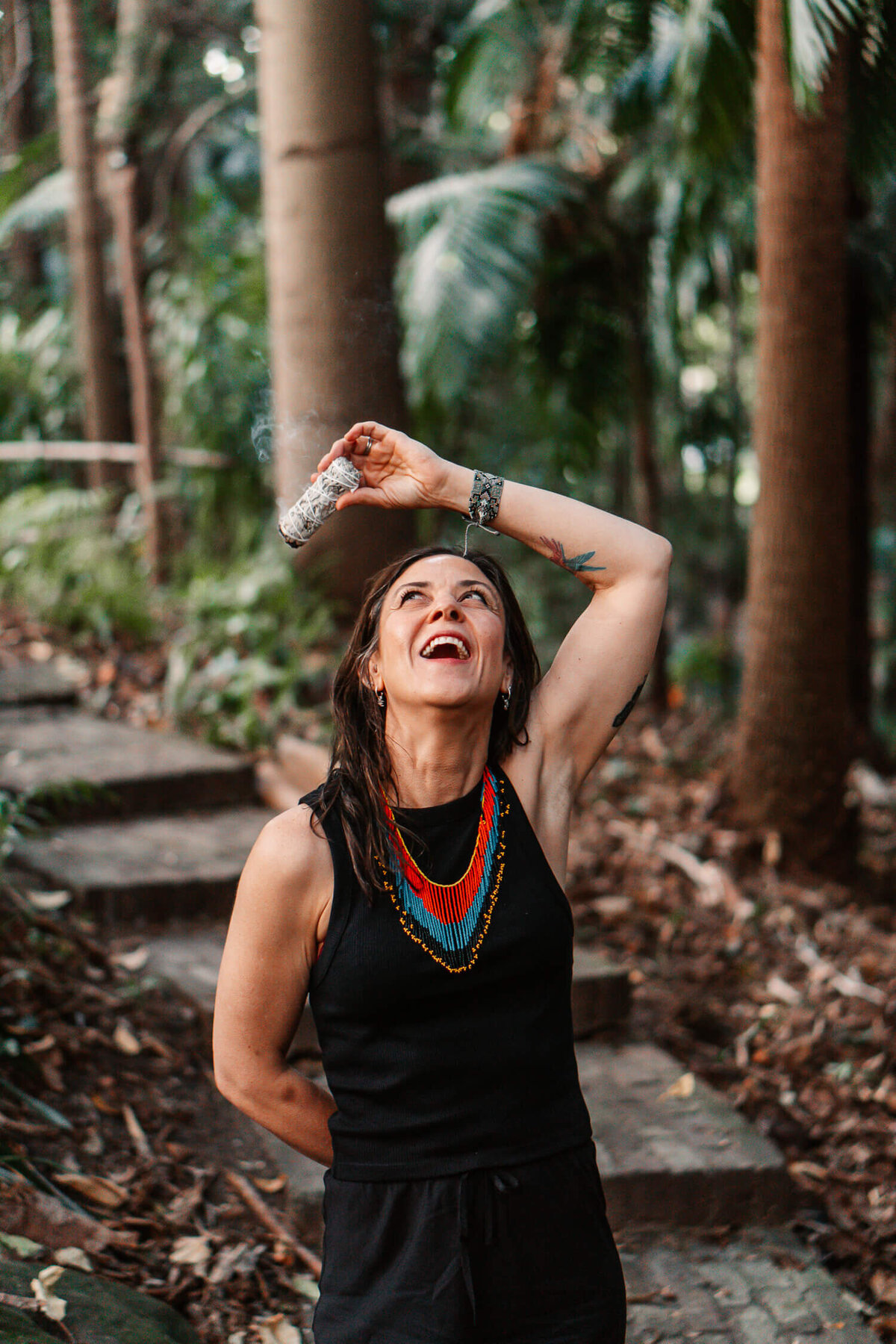 14- forest spiritual yoga photos Emma yogaroo Australia