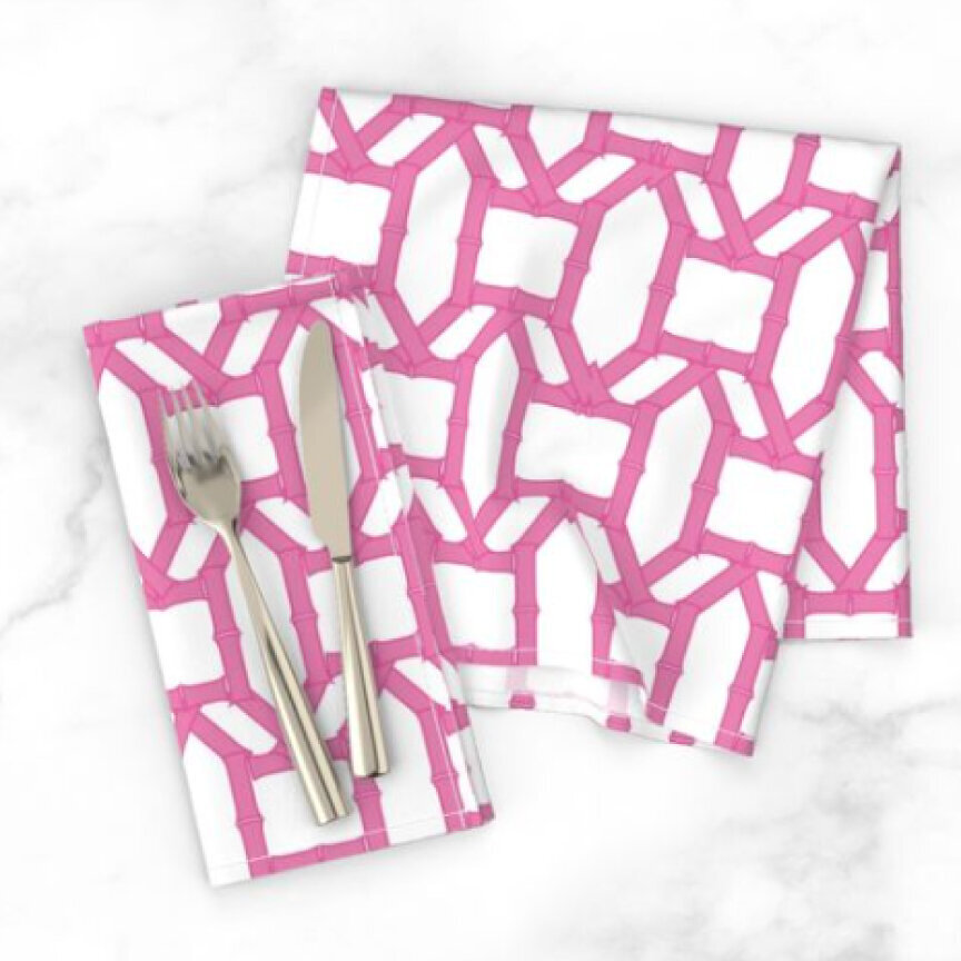 Pink-Bamboo-Napkins