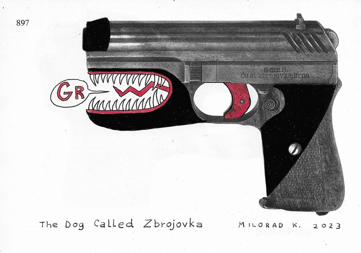 GuardianDogs_Drawing_0004_200x140mm_The Dog Called Zbrojovka 2023