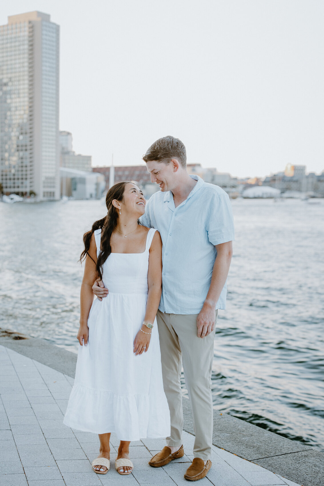 Boston Seaport Engagement Photos-New England Wedding Photographer-19620