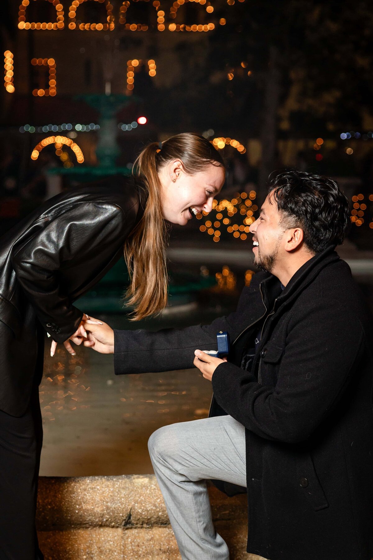 Nights of Lights Engagement Photos | St. Augustine Engagement Photographer-0888