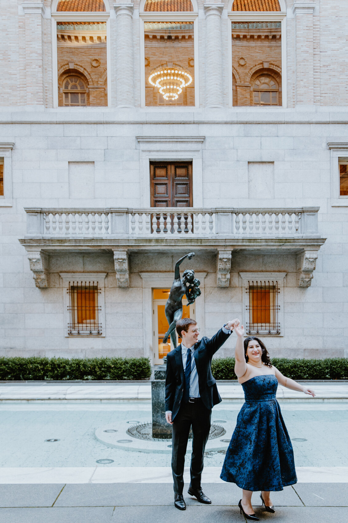 Boston Public Library Engagement Photos-Boston Wedding Photographer-7