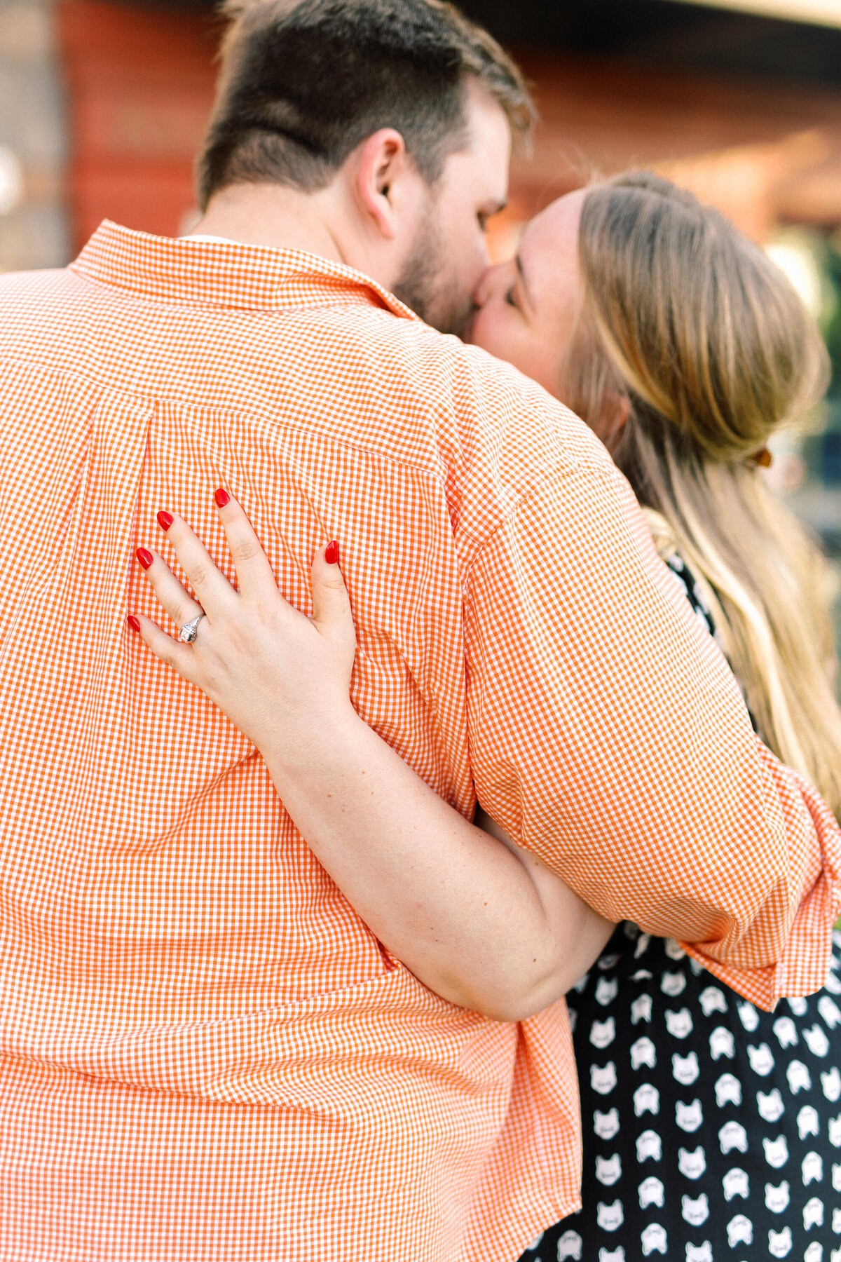 Engagement photography session in Kennesaw, Georgia atTown Center Keegan's Irish Pub