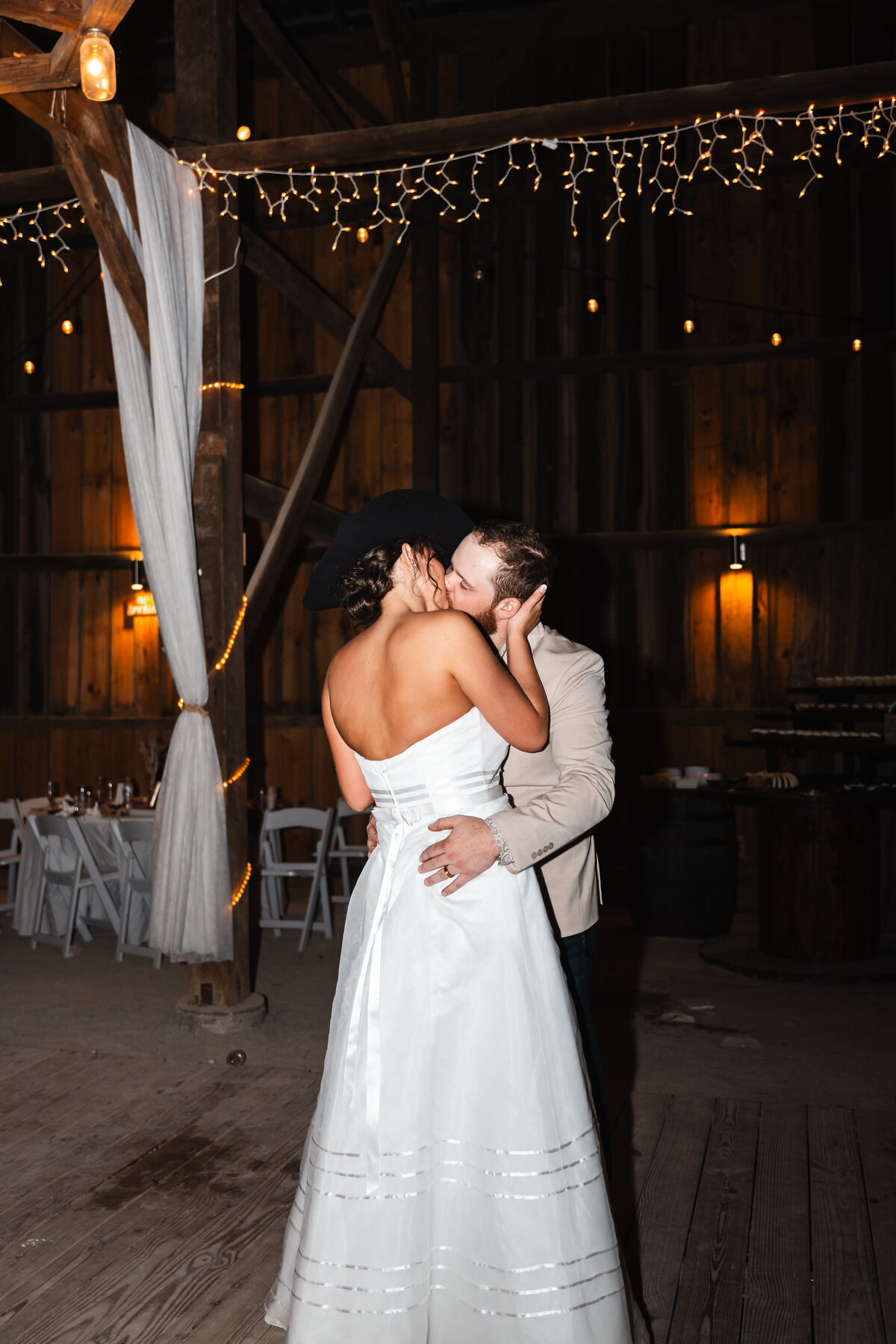 Bride and groom sharing a quiet moment during their couple's photos at their wedding venue in Kentucky, captured by Abby Dutra Photography.
