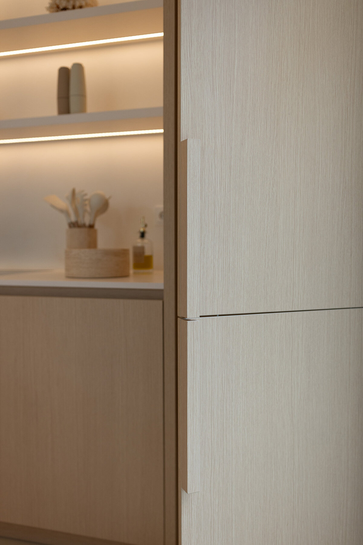 Details lichte maatwerk keuken