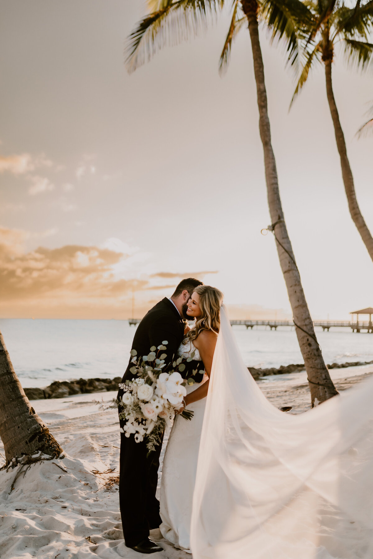 LAURA MATZEL 9 -  BEACH WEDDING - WEDDING DRESS - KEY WEST BRIDE - KEY WEST WEDDING - CASA MARINA RESORT - THE REACH RESORT - KEY WEST WEDDING PHOTOGRAPHY