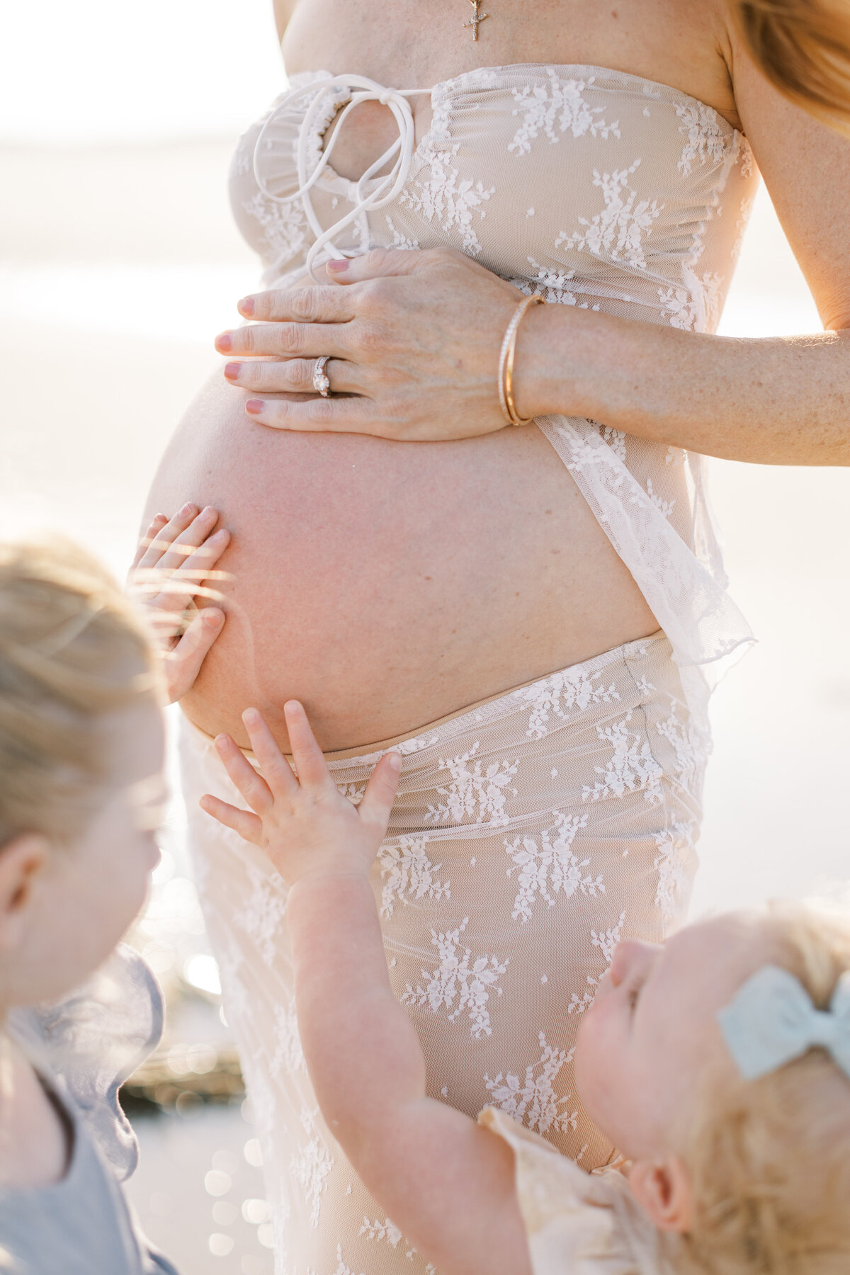 Jersey Shore beach maternity session - 11