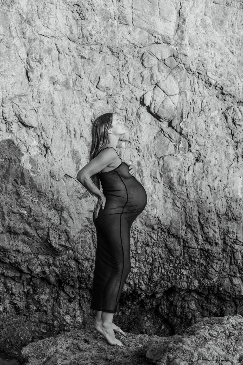 pregnant woman posing