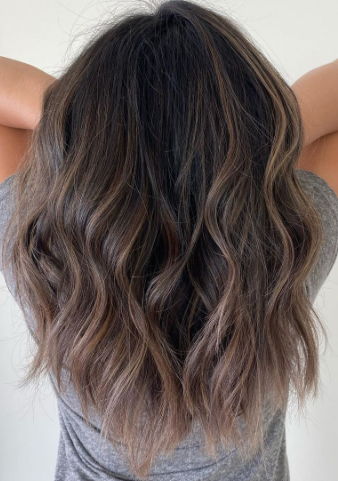 Brunette hair style