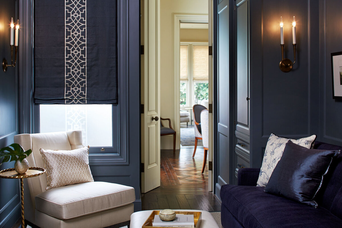 Russian Hill Elegance Blue Sitting Room