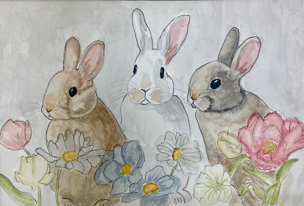 3 bunnies