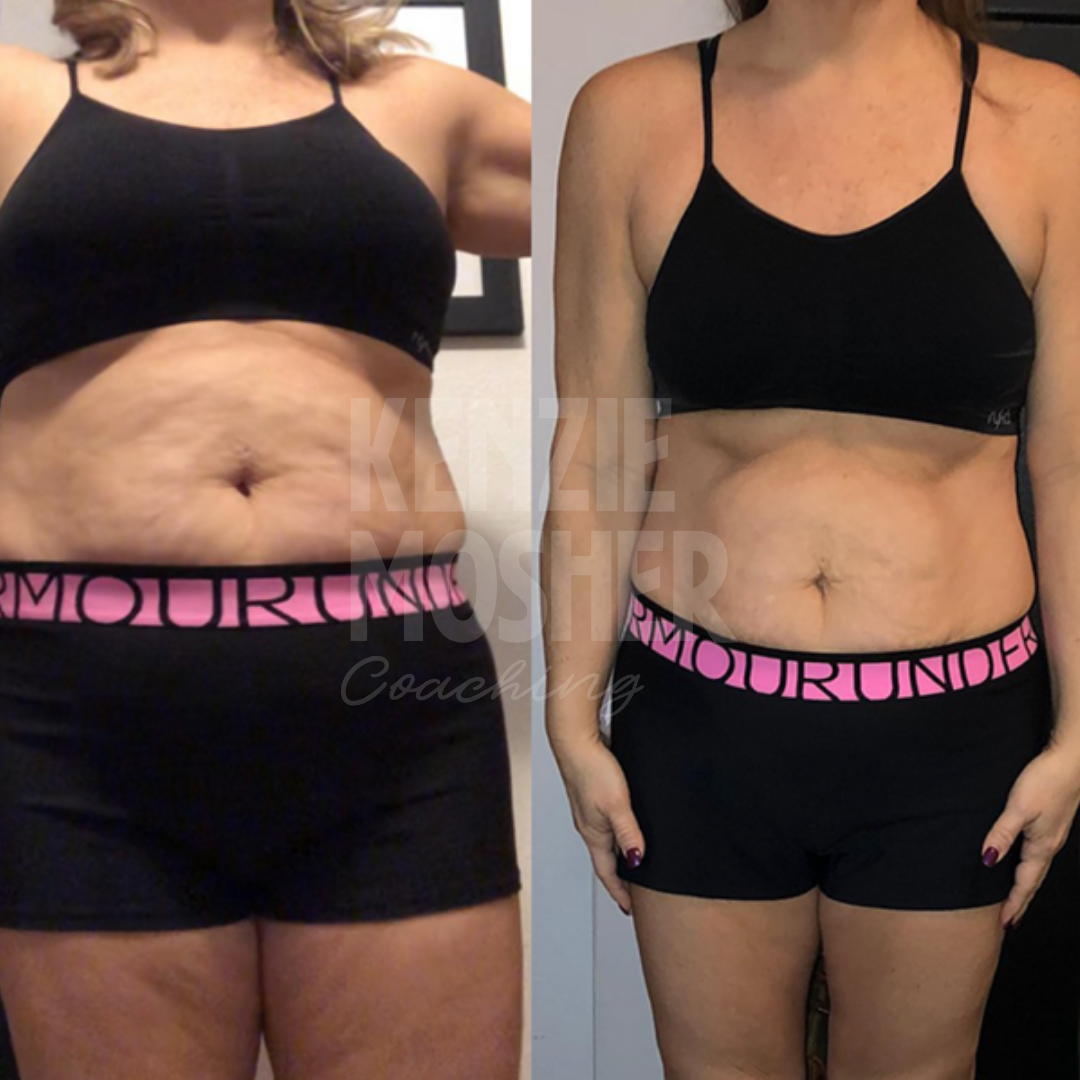 Transformation results highlighting metabolic repair and fat loss without restrictive dieting.