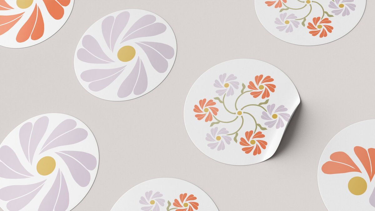 mock up stickers