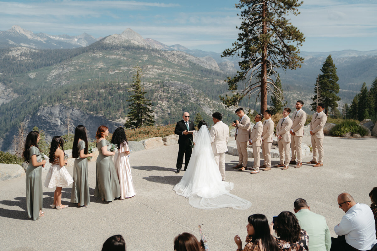 Glacier Point Amphitheater Wedding - The Chaffins2