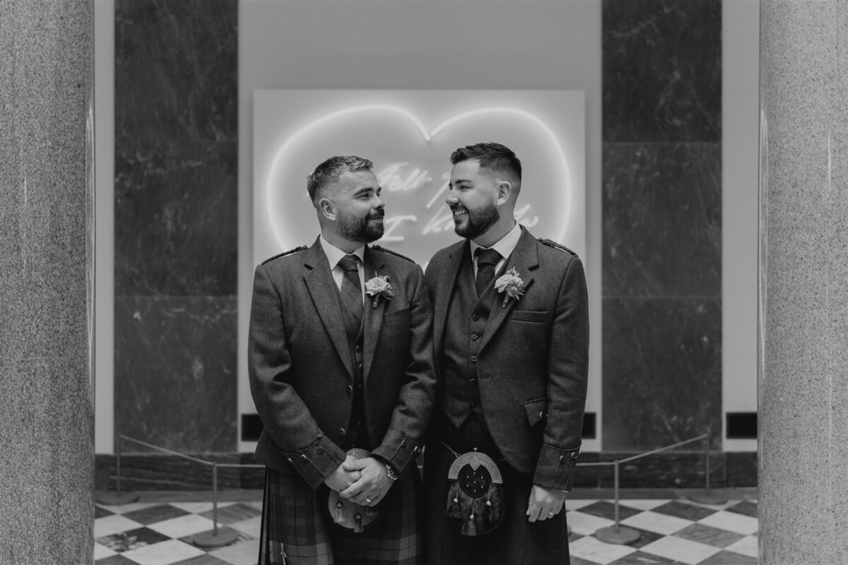 Aberdeen LGBTQ+ Wedding Photography by Aberdeen Wedding Photographer Scott Arlow - 55