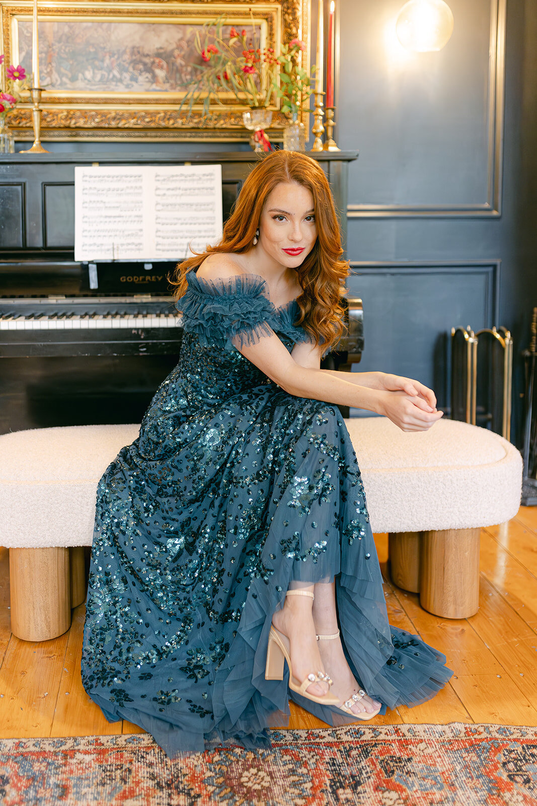 107 - Christmas Elopement Photo Shoot - Tall House On The Square -  Maila Enea Events  - Joana Senkute Photography - London