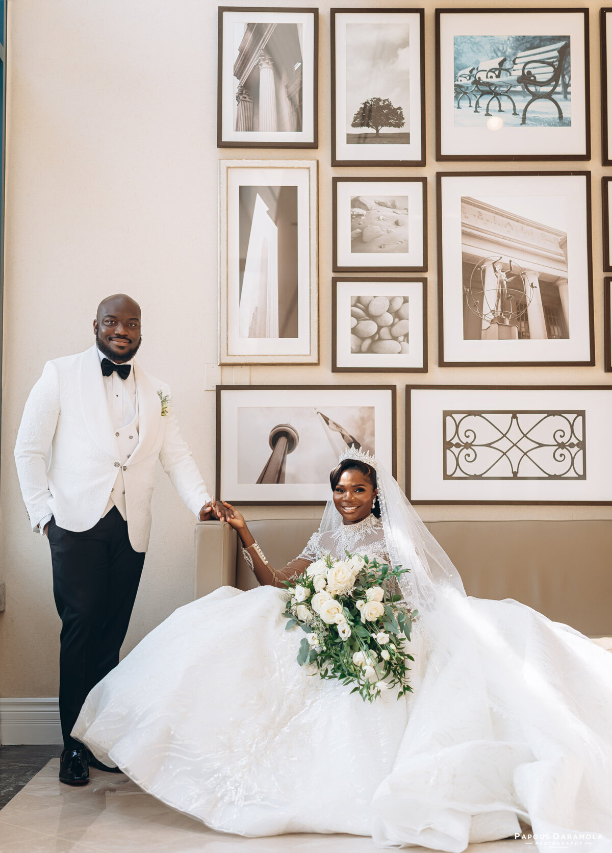 Abigail and Abije Oruka Events Papouse photographer Wedding event planners Toronto planner African Nigerian Eyitayo Dada Dara Ayoola outdoor ceremony floral princess ballgown rolls royce groom suit potraits  paradise banquet hall vaughn 140