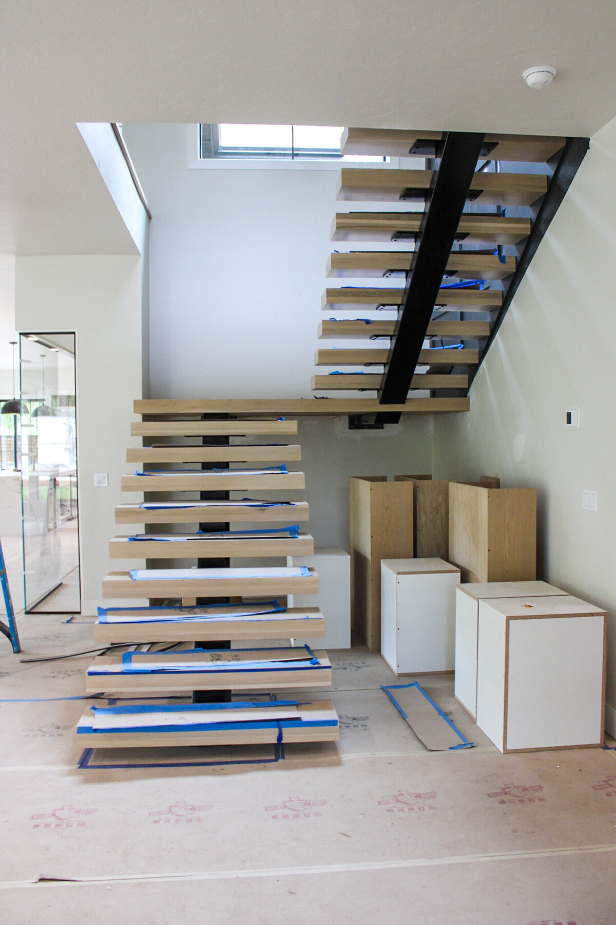 moders staircase in process of being built