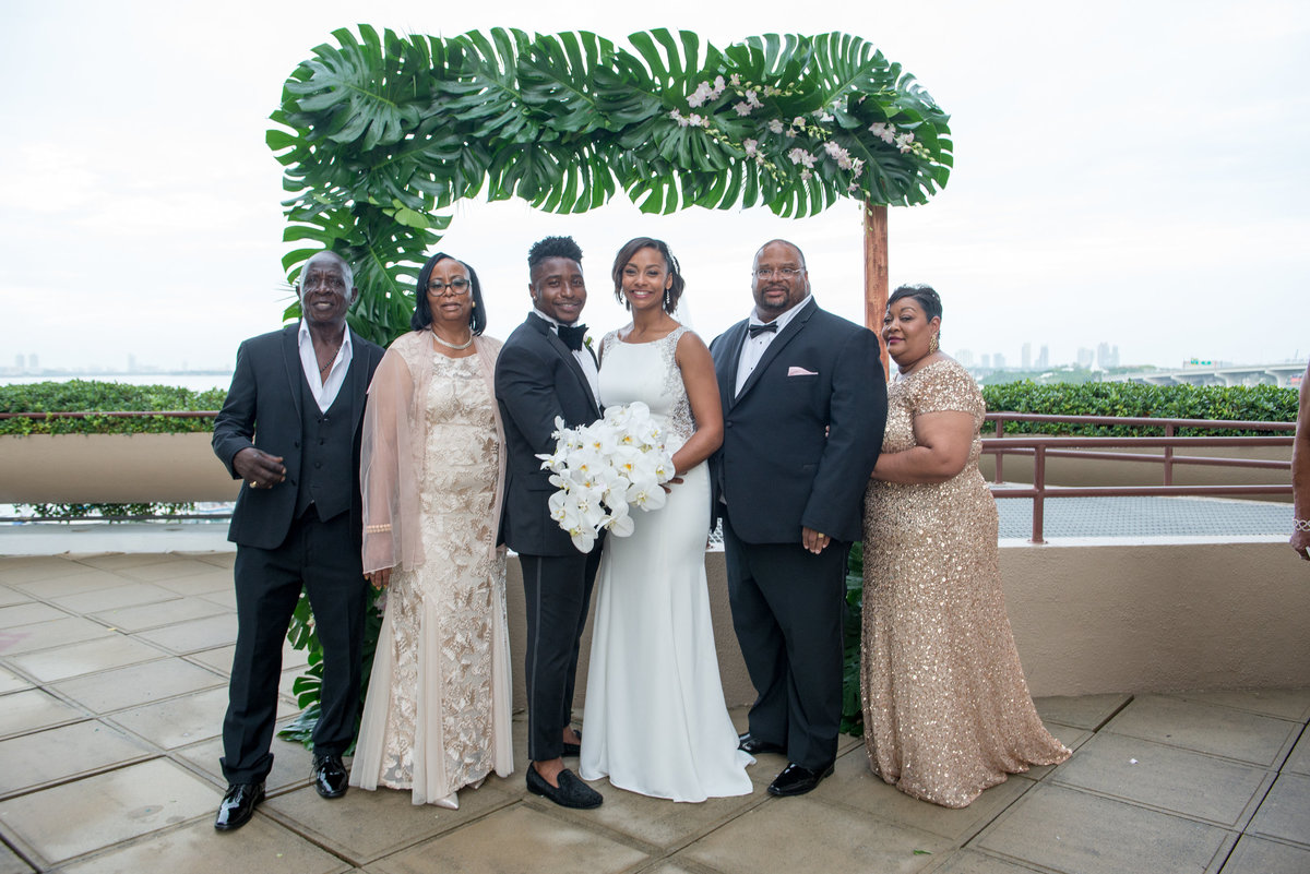 NFL Miami Dolphins Brandon Radcliff ShaKyra Radcliff Briza on the Bay Wedding Andrea Arostegui Photography-189