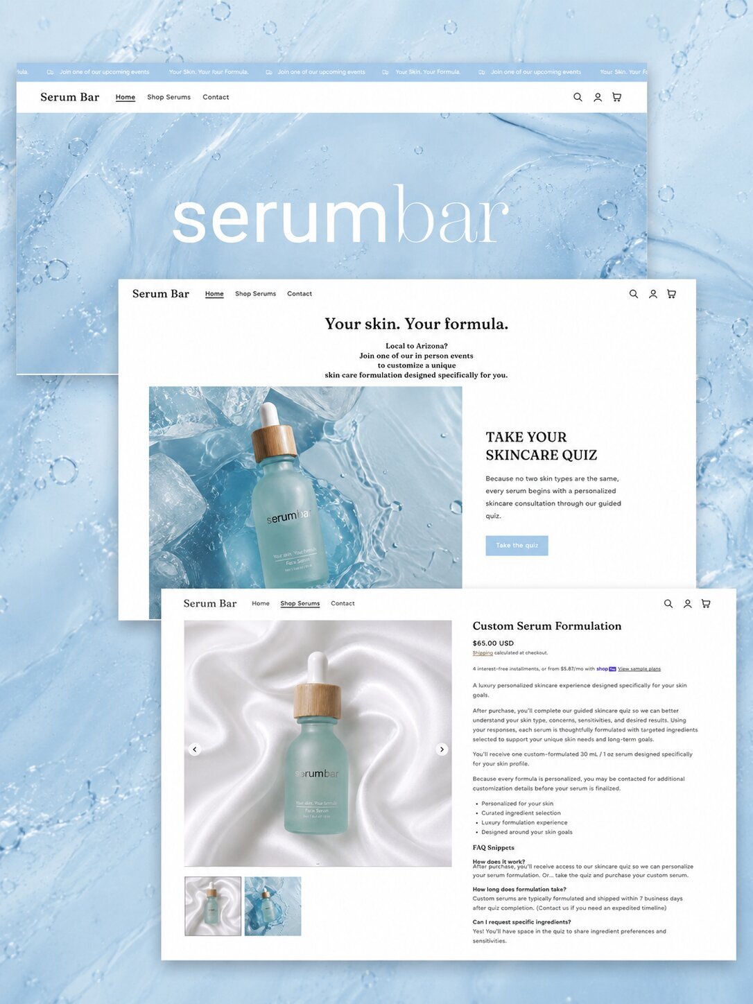 Custom skincare project