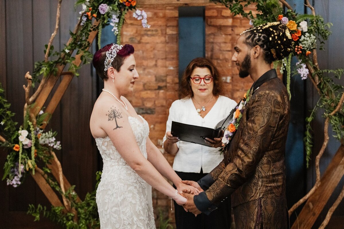 17 - Armature Works Social Room Wedding Ceremony - Tampa Bay Wedding Planner