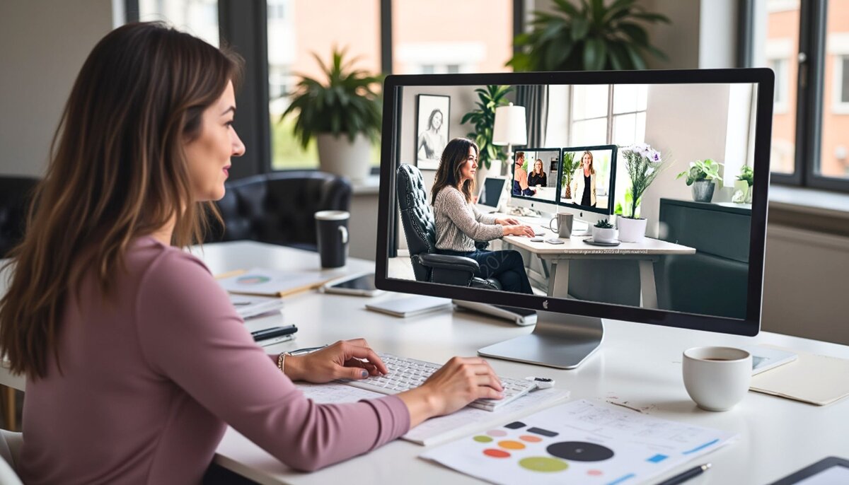 Jacquie Zelcer designing personal brand websites for advisers, consultants, and self-employed professionals using AI-generated visuals and brand photography for ai-genstudio