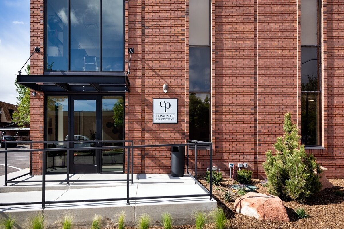 Exterior architectural design of dental office in Utah