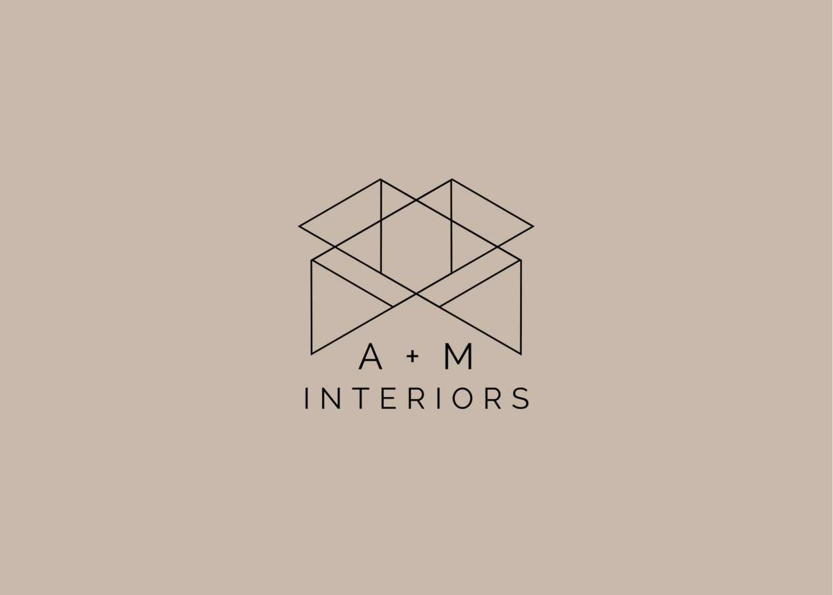 Interior Design A+M by AMS Solution Webdesign and Branding Logo