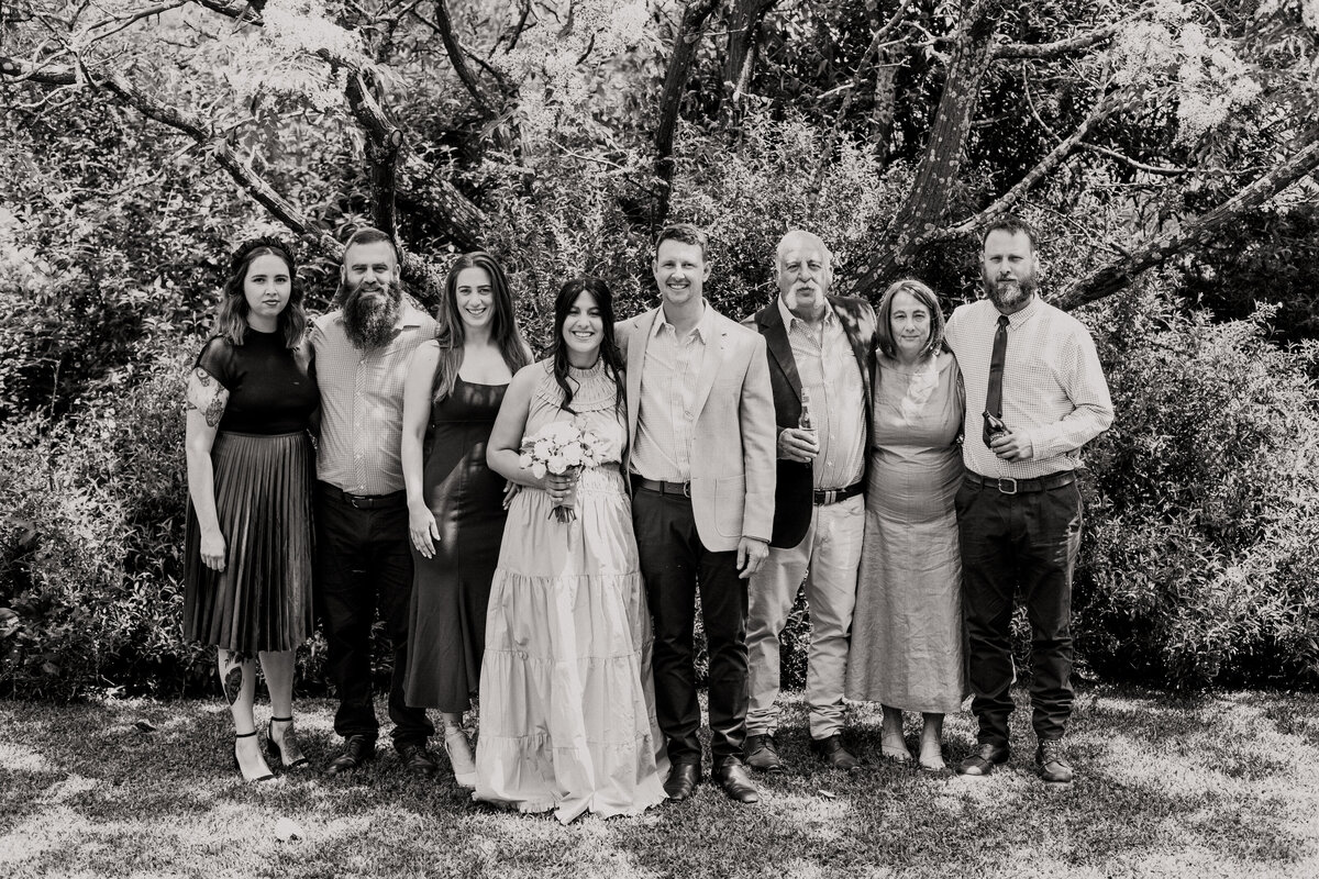 Mal and Tim's Wedding - FAMILY PHOTOS BW JessicaCarrollPhotographer-1