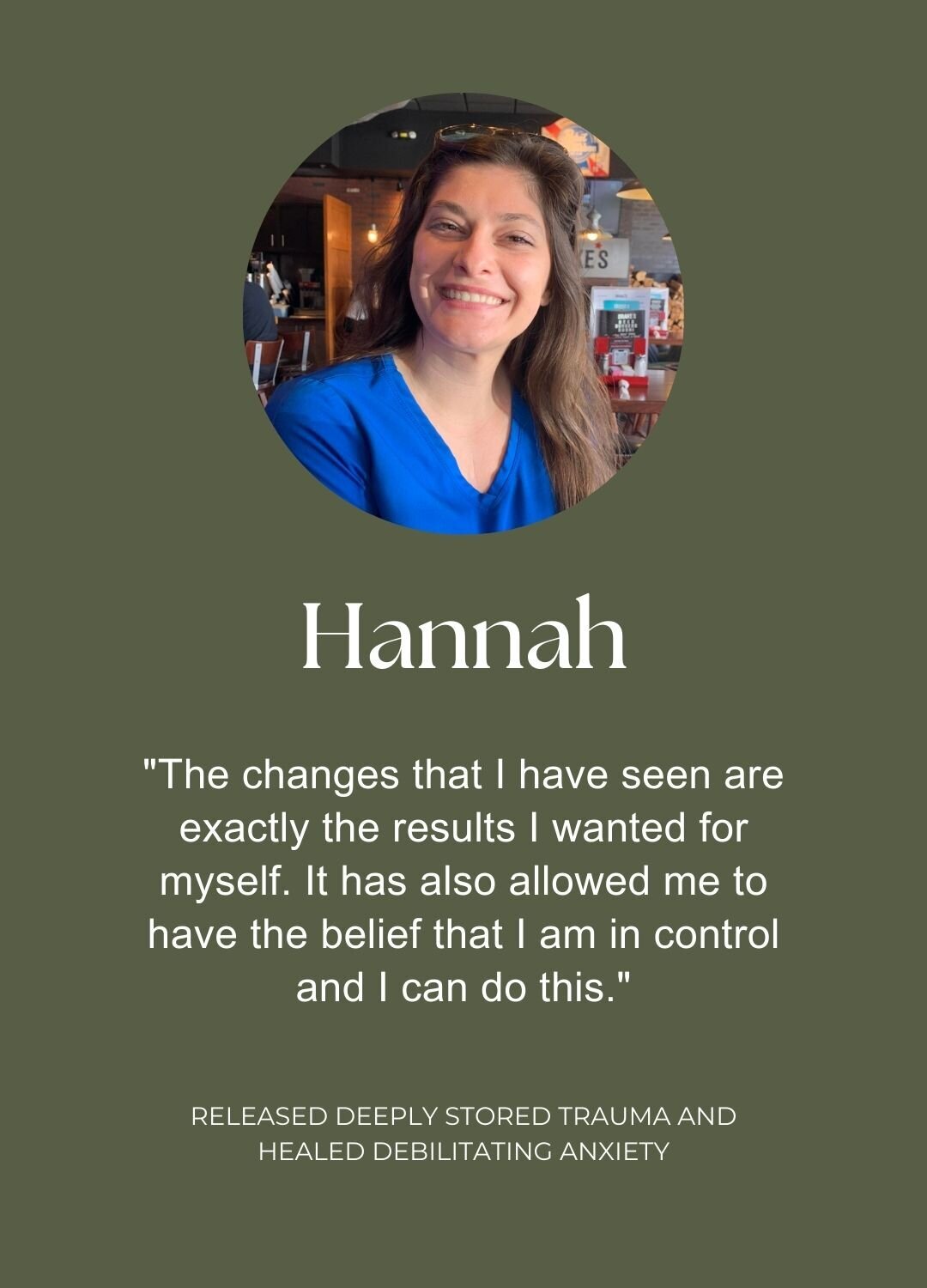 Hannah Testimonial
