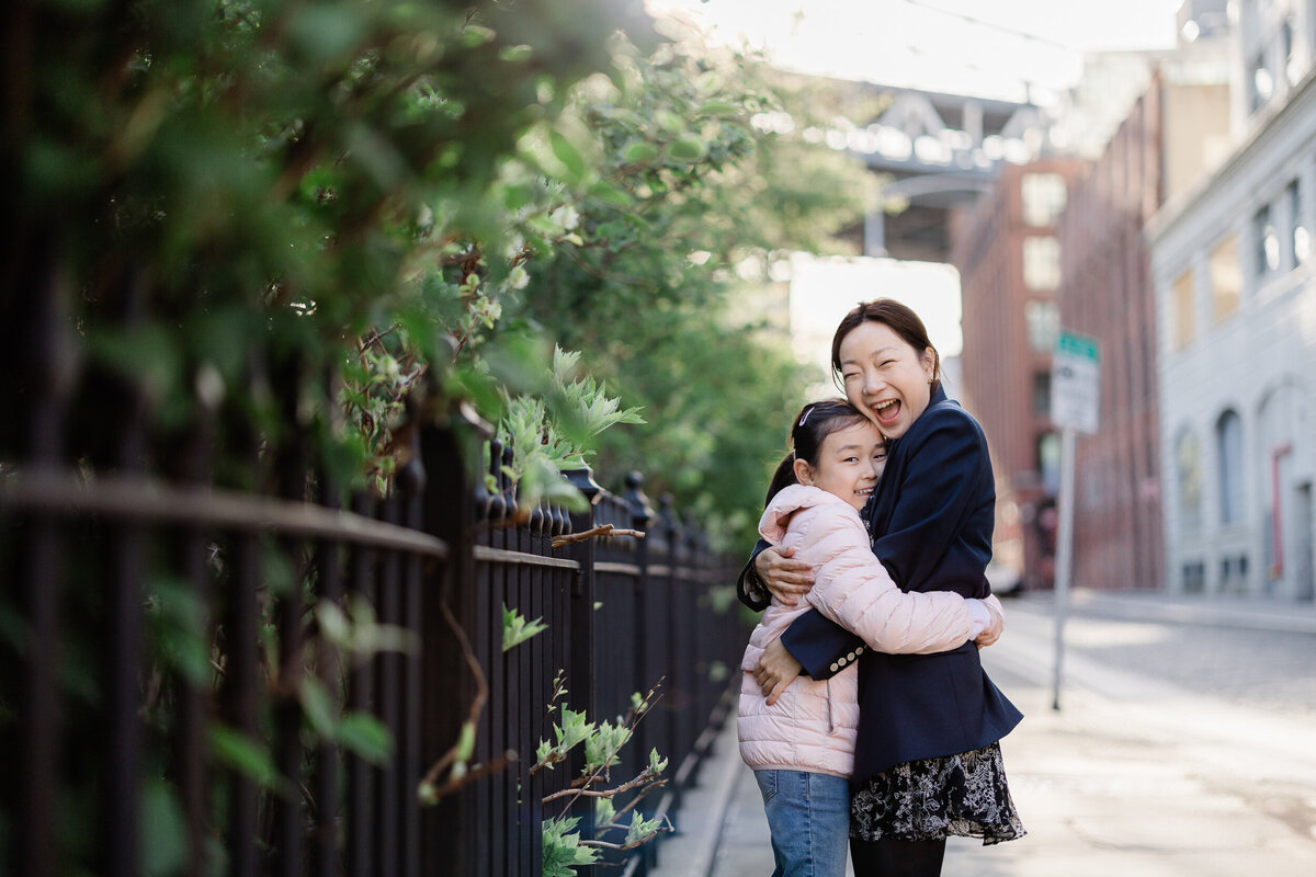 new york brooklyn dumbo family session