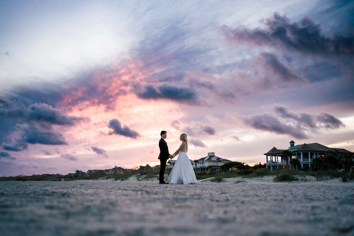 Charlotte North Carolina Wedding Photography Incredible Beach Wedding With Sunset
