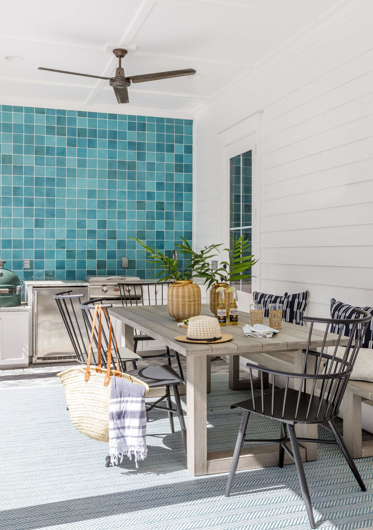 Fernandina Beach Back Patio LolaInteriors