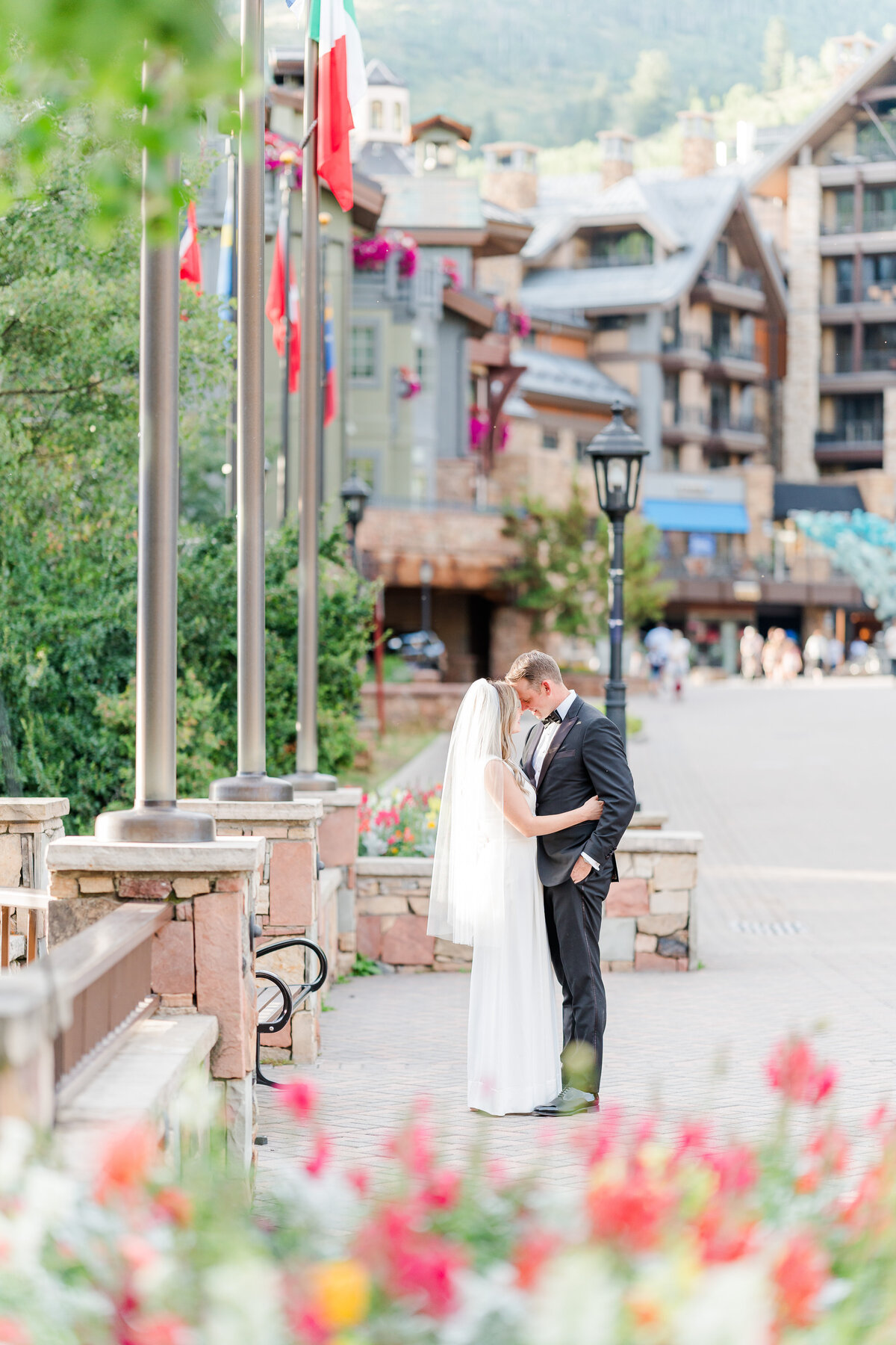 Vail Wedding Deck Mountain Village Romantic Summer Elopement Wedding Ski Lift Elena Spraguer Photography 0035