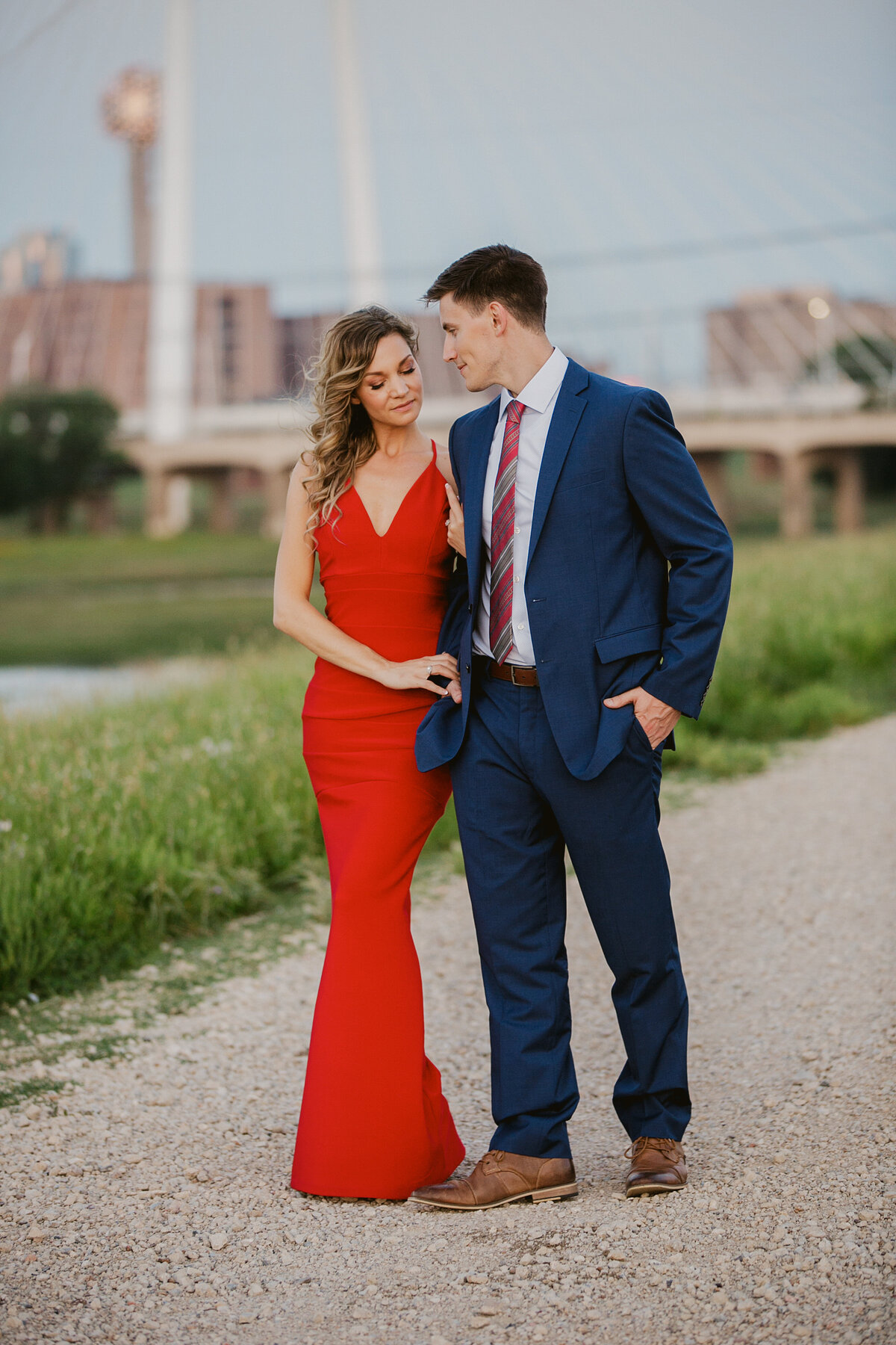 Dallas skyline engagement photos Hampton Morrow 0051