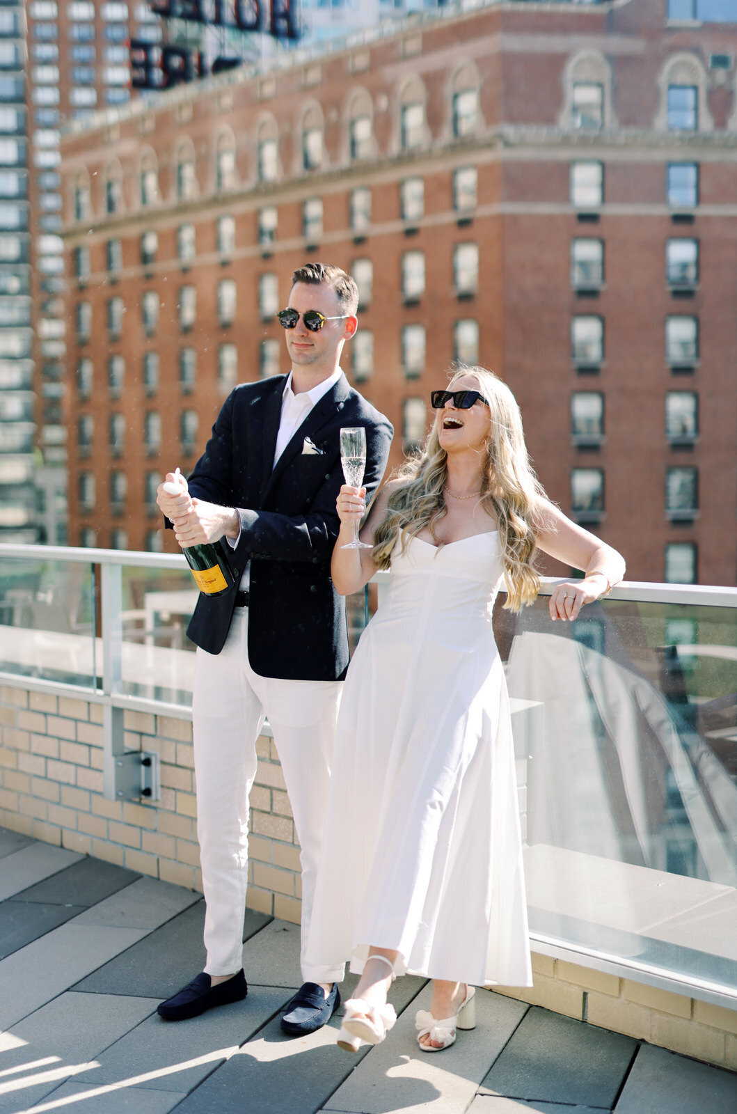 Chic New York City Engagement Session 7