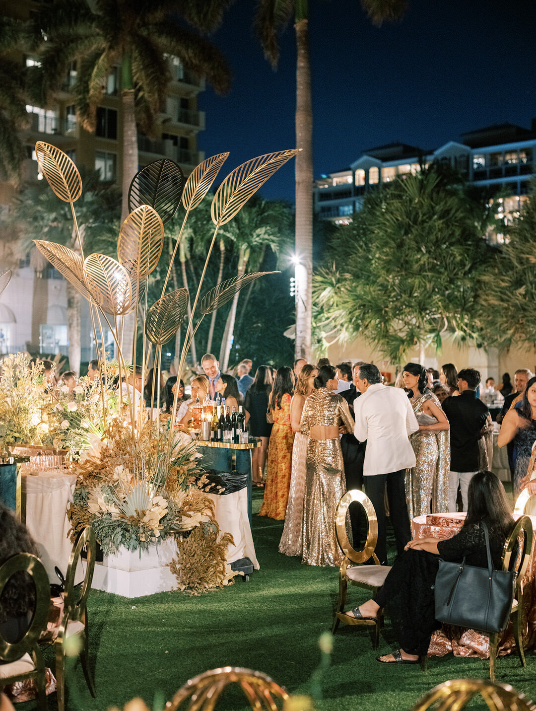 01 Welcome - Indian Sabyasachi Gown Wedding Miami Ritz Key Biscayne by GoBella.com @gobelladesign  35