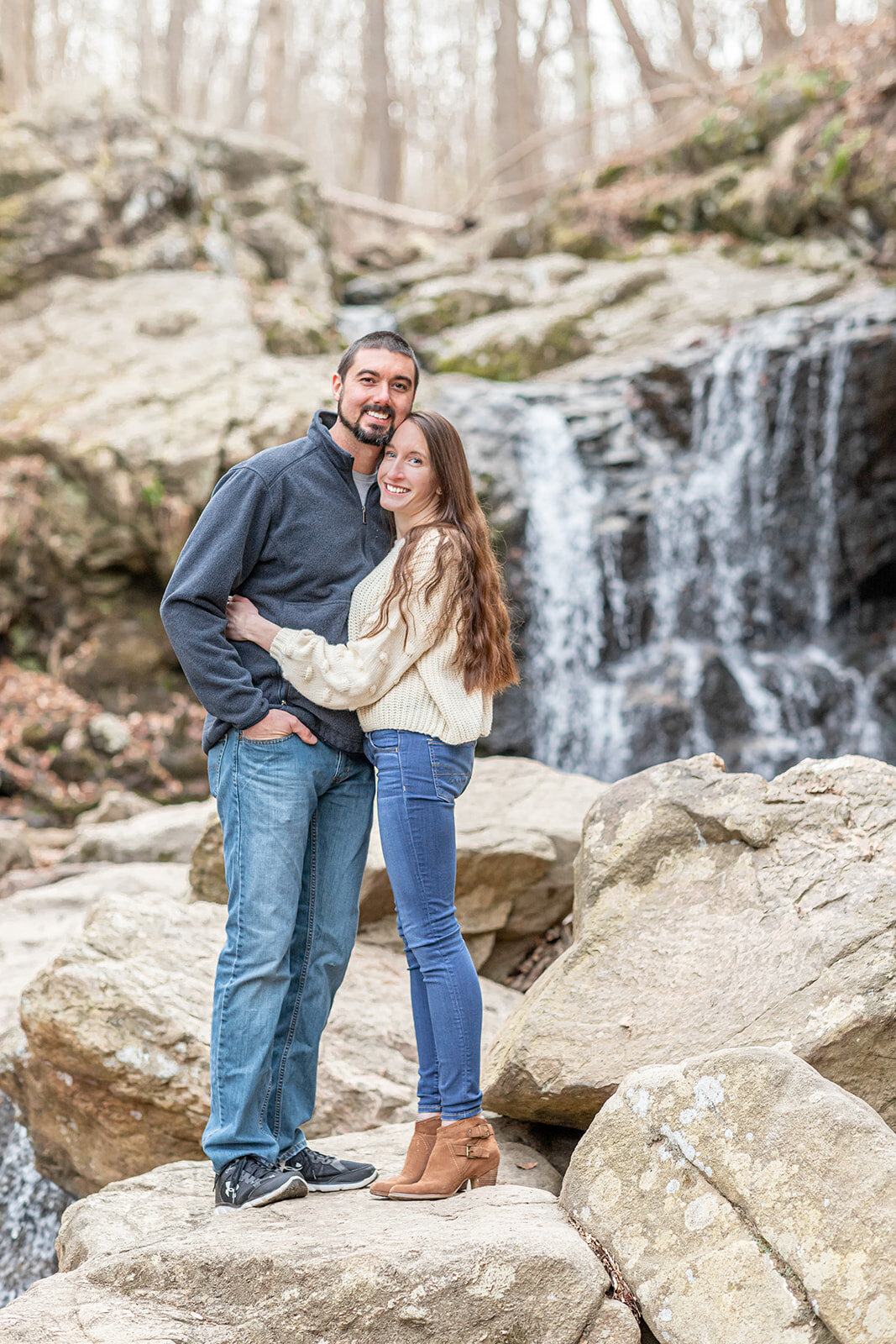 engagement session at Patapsco Valley State Park